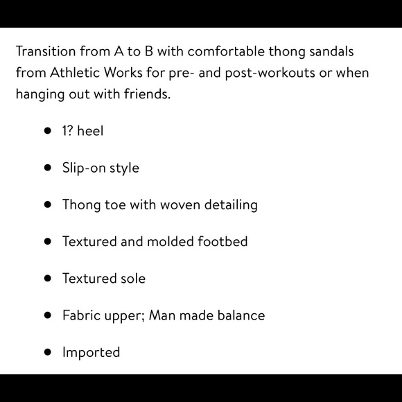 💜Athletic Works Women’s Comfort Flip Flop Sandals - Picture 10 of 12